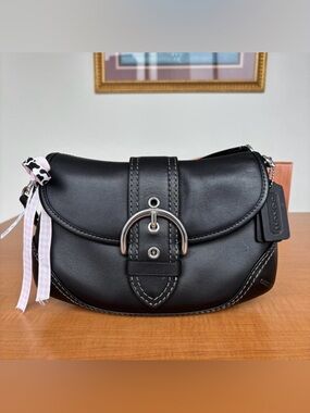 Coach Black Soho Flap Limited
Re-Edition Purse